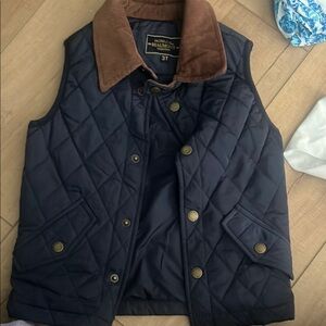 Beaumont Kids Navy Quilted Vest
